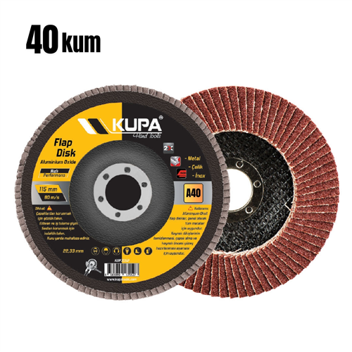 KUPA FLAP DİSK 115*40